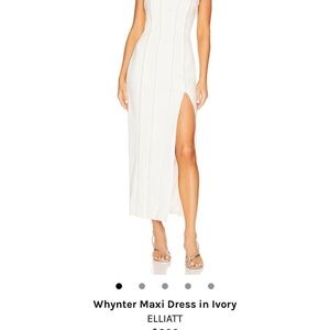 Elliatt Ivory Maxi Dress Small